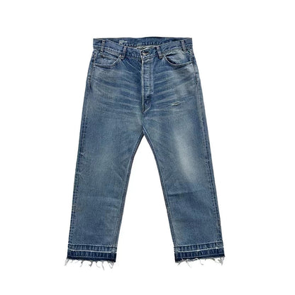 Celine Wesley Washed Blue Straight jeans - SHENGLI ROAD MARKET