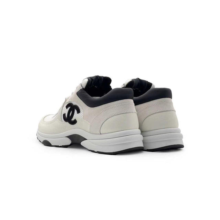 CHANEL Mesh Suede Calfskin Grained Calfskin Sneakers - SHENGLI ROAD MARKET