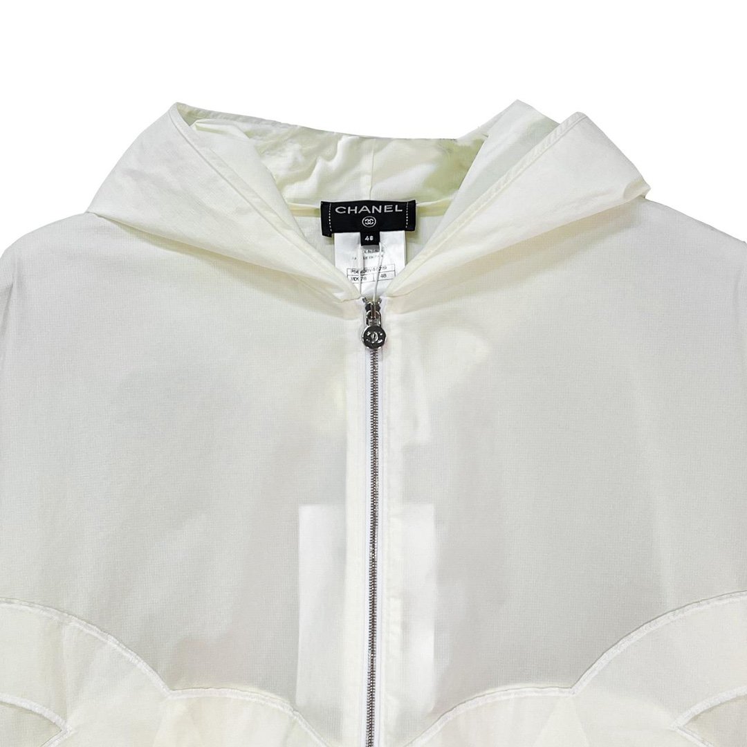 Chanel white hoodie on sale