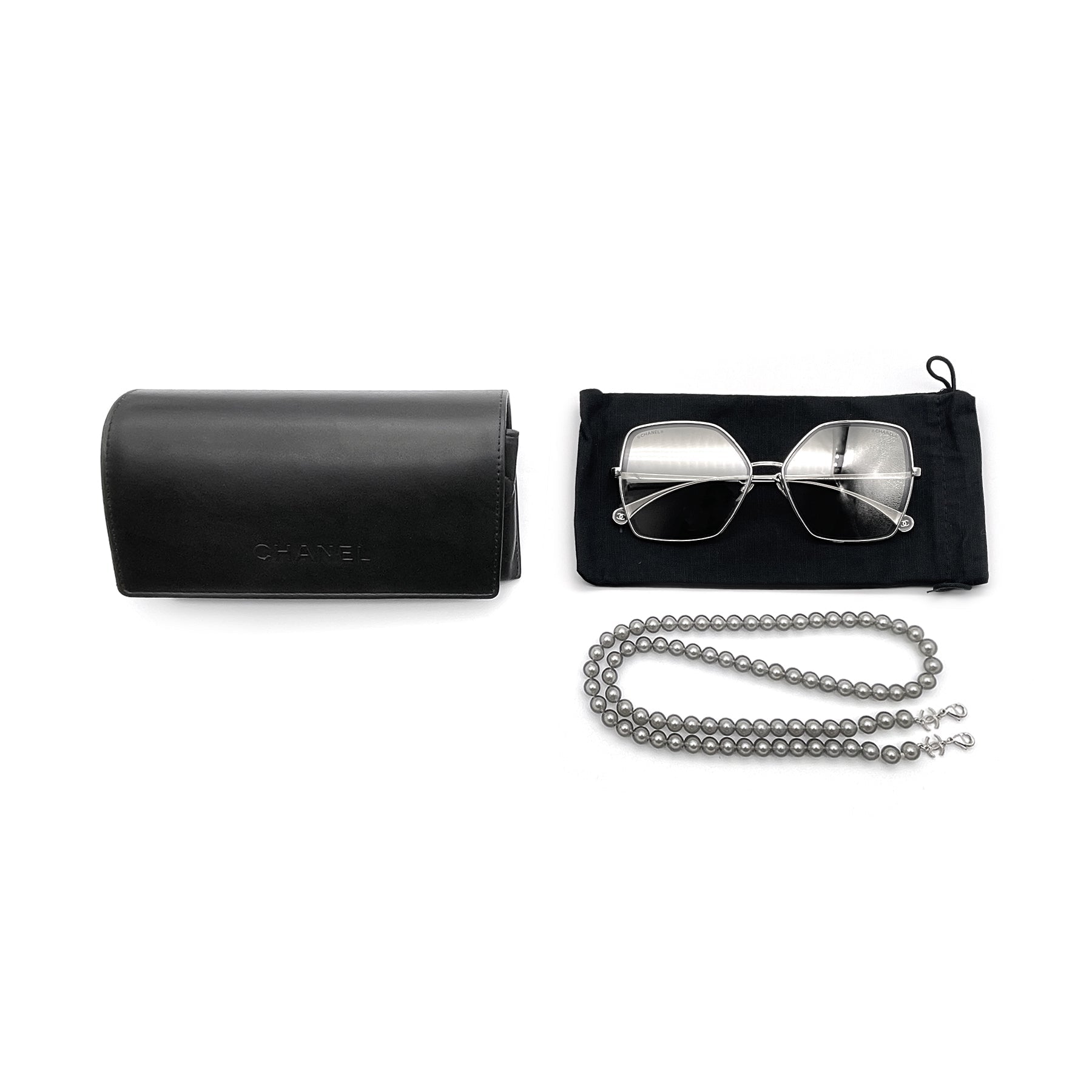 Chanel Pearl Chain Butterfly Sunglasses - SRM – SHENGLI ROAD MARKET