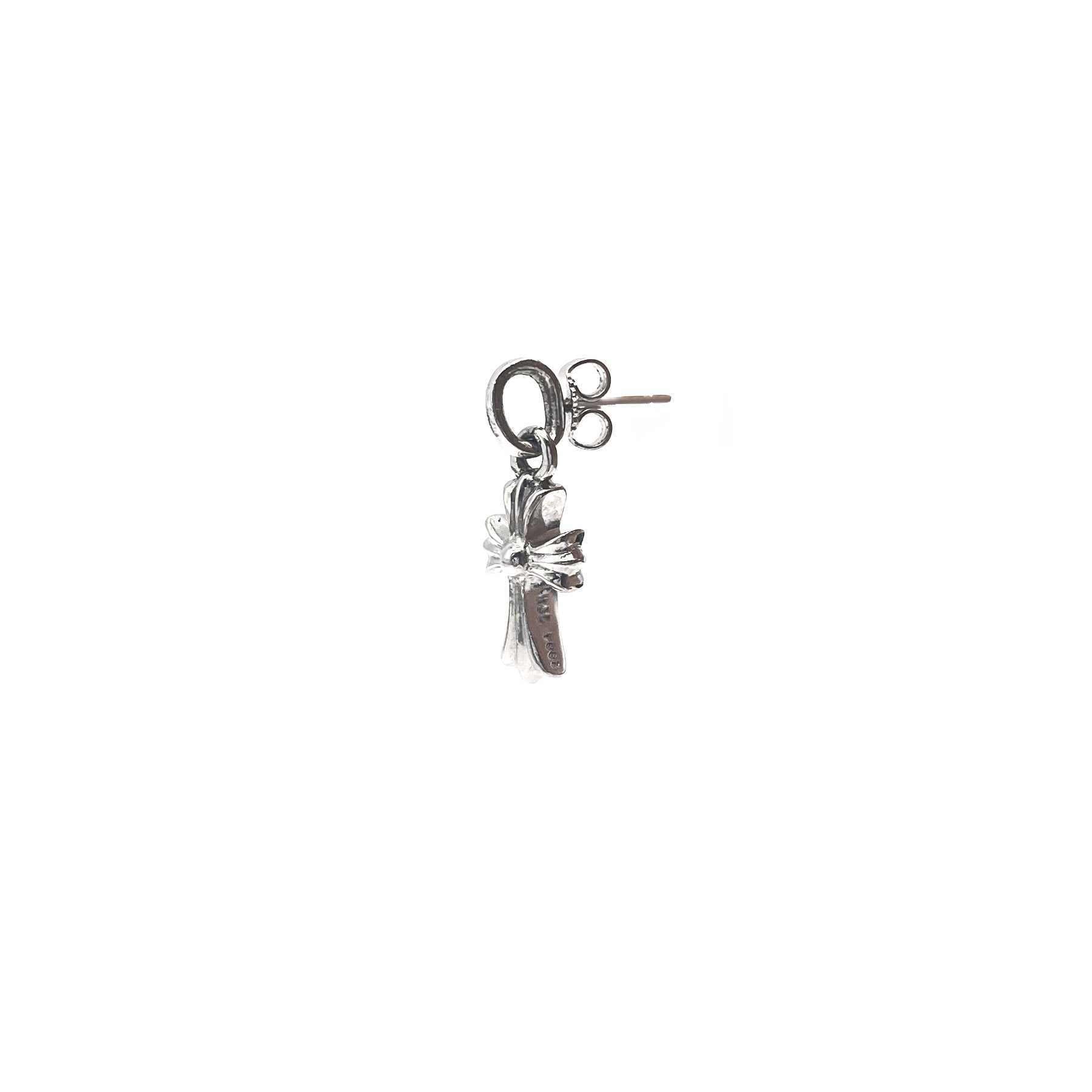 Chrome Hearts 18K White Gold Babyfat Earring Drop - SRM – SHENGLI