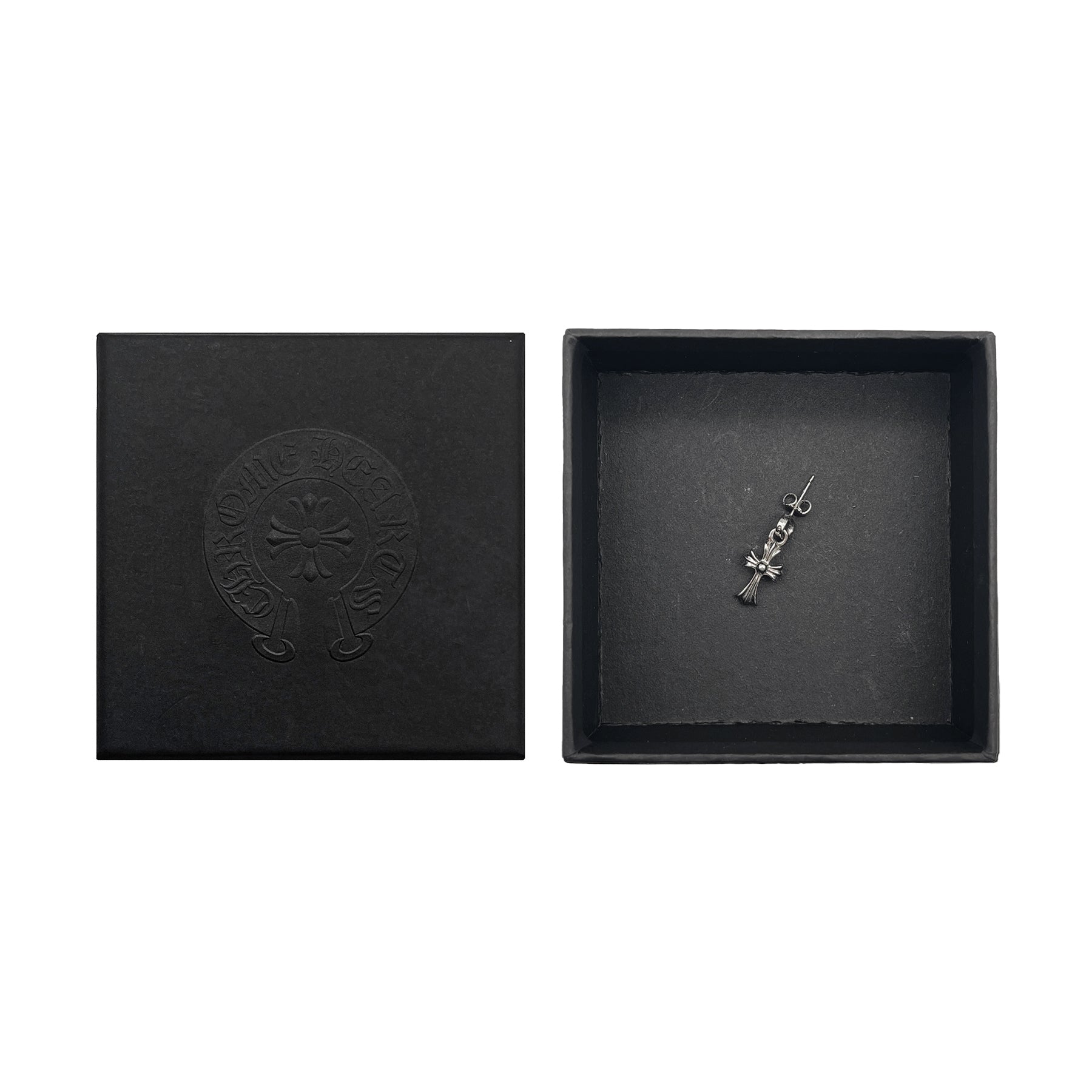 Chrome Hearts 18K White Gold Babyfat Earring Drop - SRM – SHENGLI