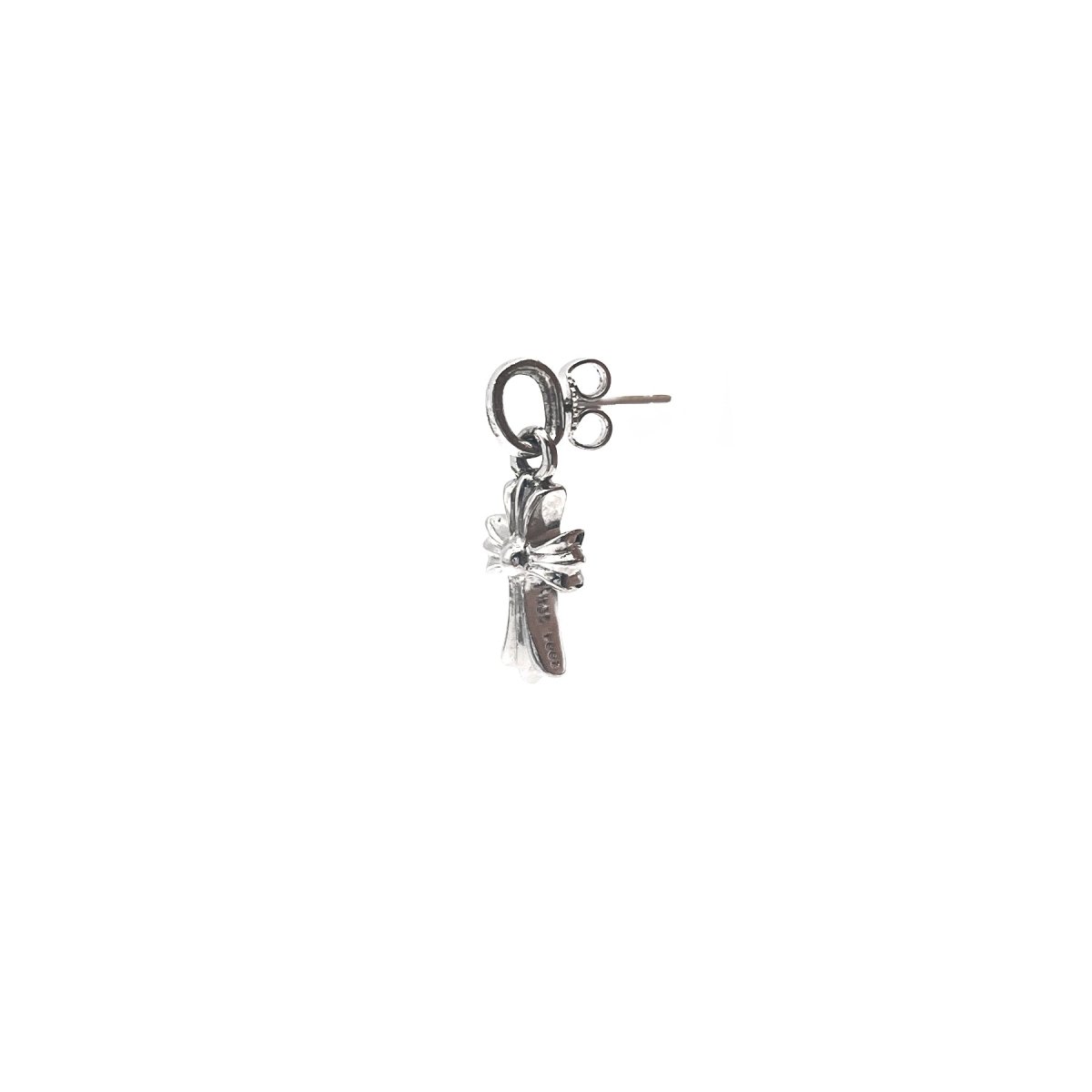Chrome Hearts 18K White Gold Babyfat Earring Drop - SRM