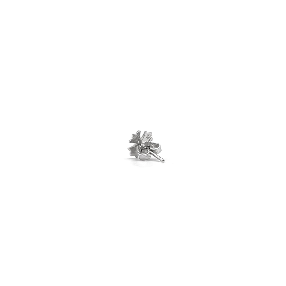 Chrome Hearts 18K White Gold Black Diamonds Babyfat Cross Pendant - SHENGLI ROAD MARKET