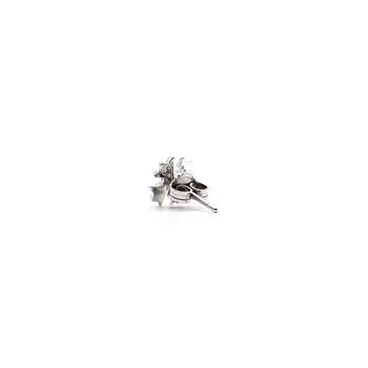 Chrome Hearts 18k White Gold Diamond Cross Earring Ear Stud - SHENGLI ROAD MARKET