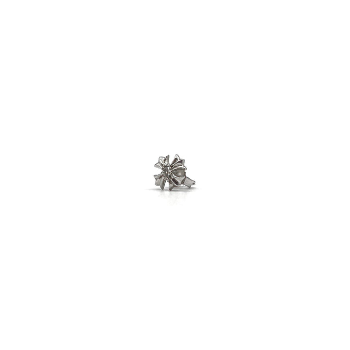 Chrome Hearts 18k White Gold Diamond Cross Earring Stud - SHENGLI ROAD MARKET
