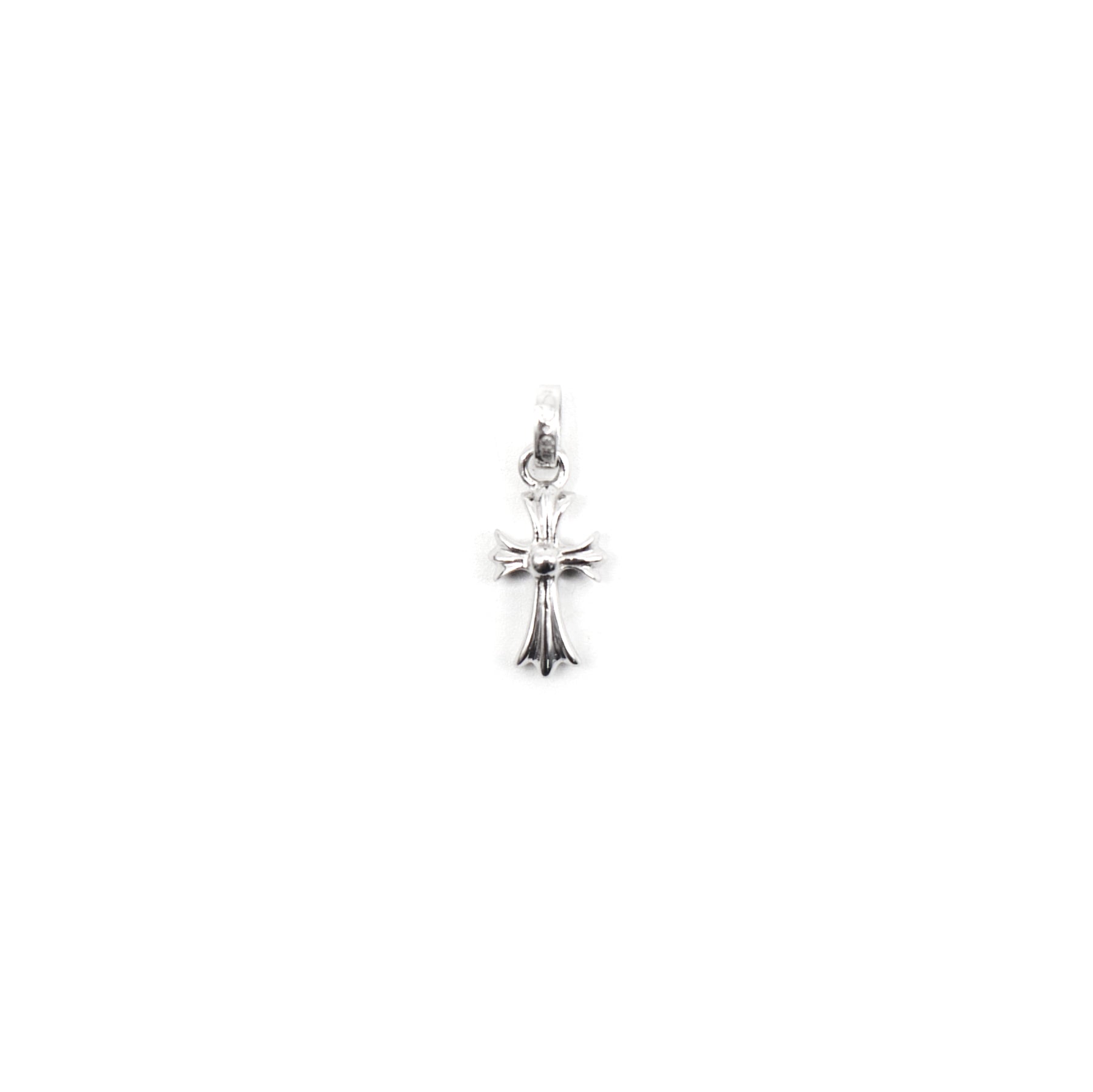 Chrome Hearts 18K White Gold Diamonds Babyfat Charm - SRM