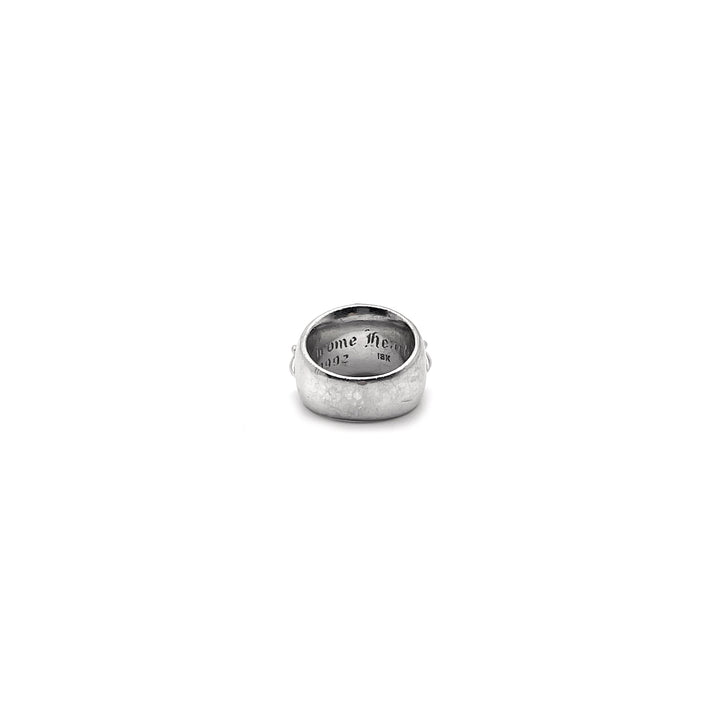 Chrome Hearts 18K White Gold Diamonds Keeper Ring - SHENGLI ROAD MARKET