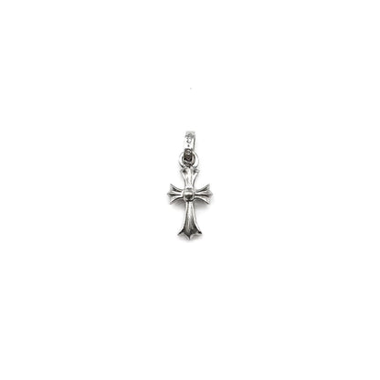 Chrome Hearts 18K White Gold Pink Diamonds Babyfat Necklace Charm - SHENGLI ROAD MARKET