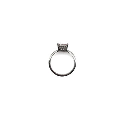 Chrome Hearts 18k White Gold Pink Saph KH Cocktail Ring - SHENGLI ROAD MARKET