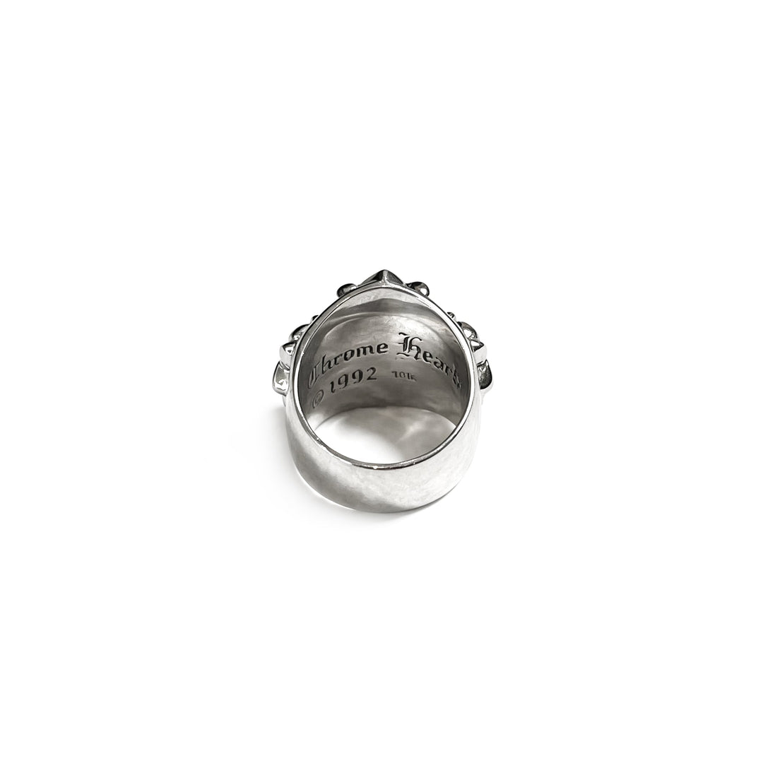 Chrome Hearts 18K White Gold St.Barth Exclusive Pink Saph Keeper Ring - SHENGLI ROAD MARKET