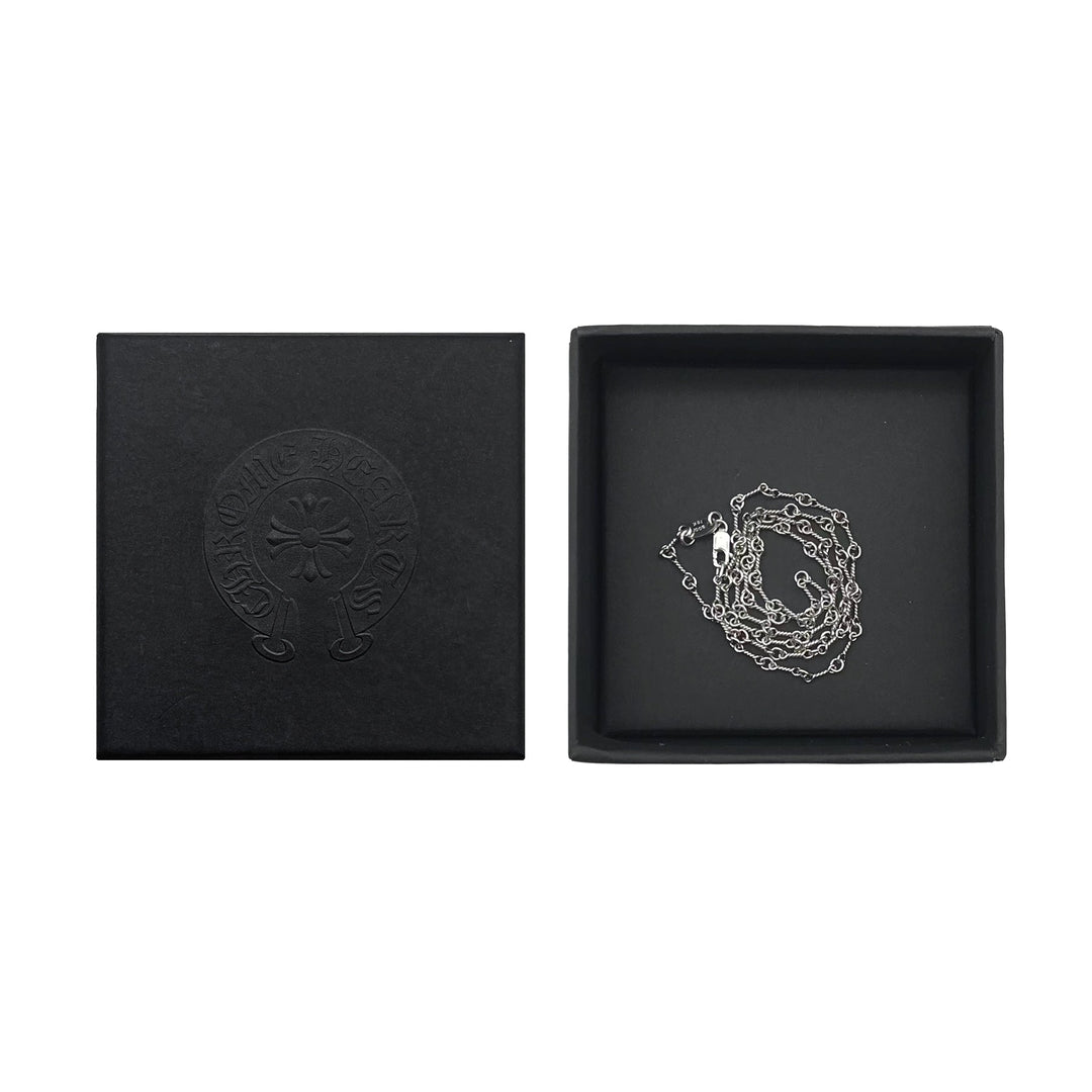 Chrome Hearts 18K White Gold Twist Chain Necklace - SHENGLI ROAD MARKET