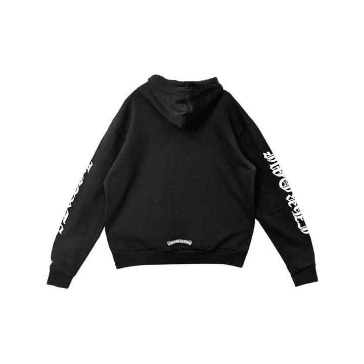 Chrome Hearts 1988 Vertical Logo Black Pullover Hoodie - SHENGLI ROAD MARKET
