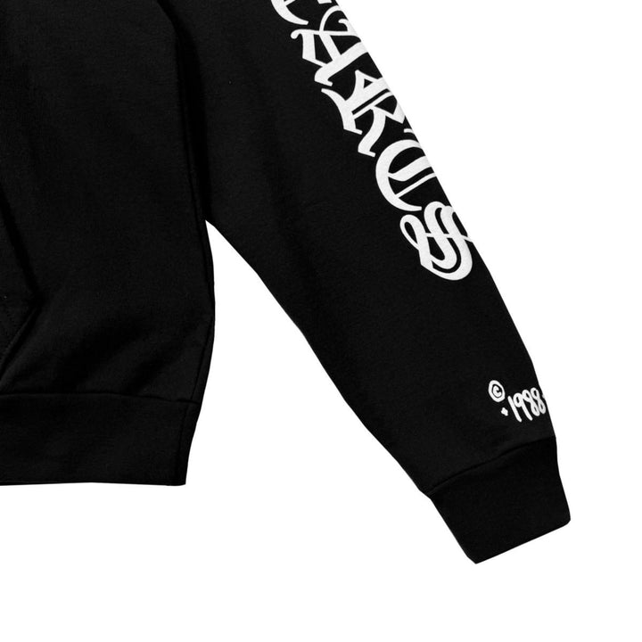 Chrome Hearts 1988 Vertical Logo Black Pullover Hoodie - SHENGLI ROAD MARKET