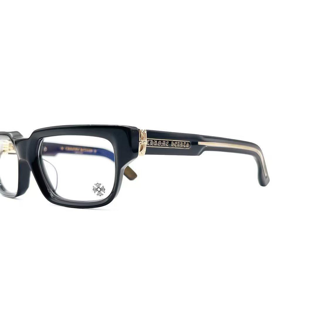 Chrome Hearts 2 Thick BK/GP Glasses Frame - SHENGLI ROAD MARKET