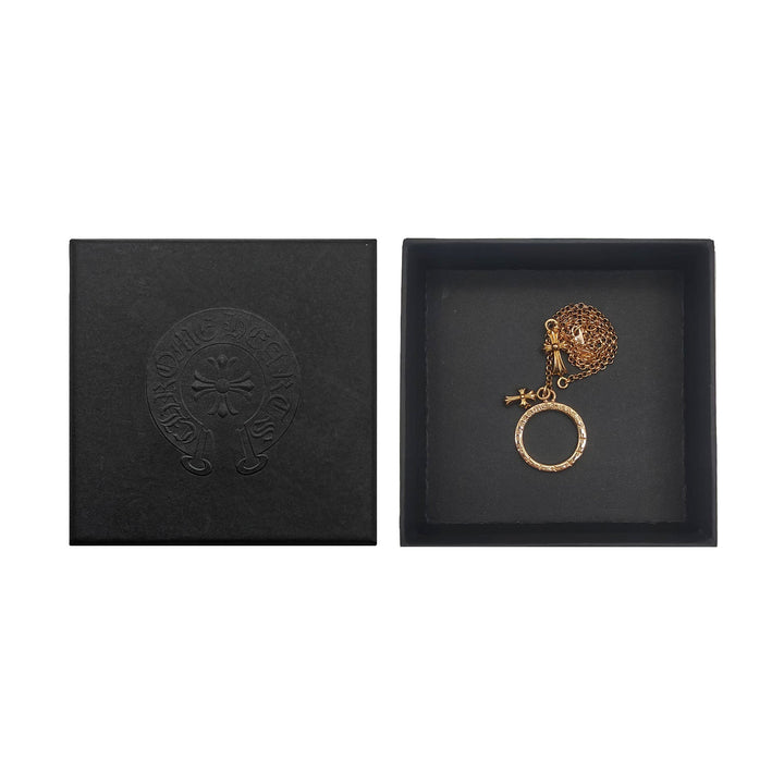 Chrome Hearts 22K Gold Babyfat Bracelet Chain With NTFL Ring - SHENGLI ROAD MARKET