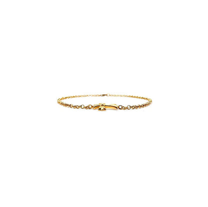 Chrome Hearts 22k Gold Babyfat Chain Bracelet - SHENGLI ROAD MARKET