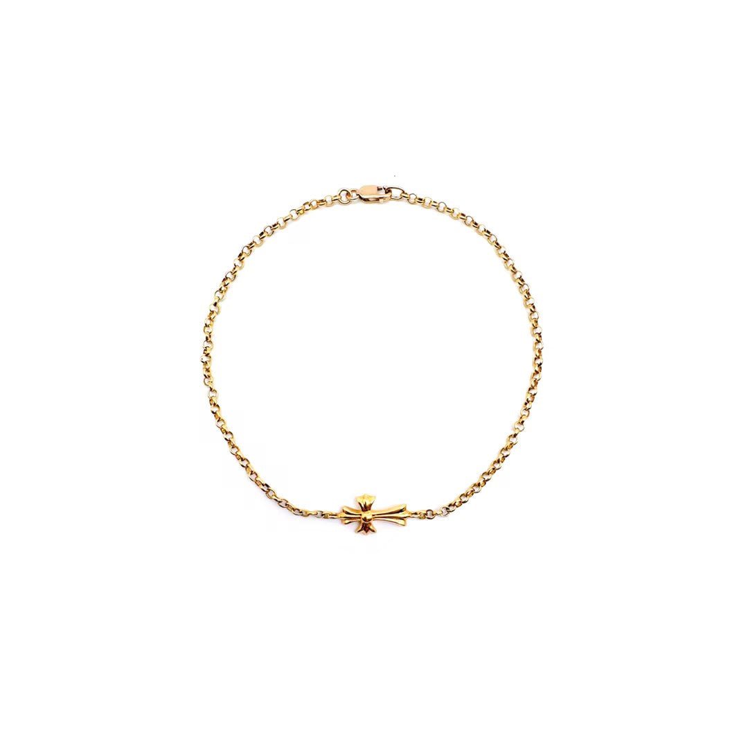 Chrome Hearts 22k Gold Babyfat Chain Bracelet - SHENGLI ROAD MARKET