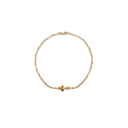 Chrome Hearts 22k Gold Babyfat Chain Bracelet - SHENGLI ROAD MARKET