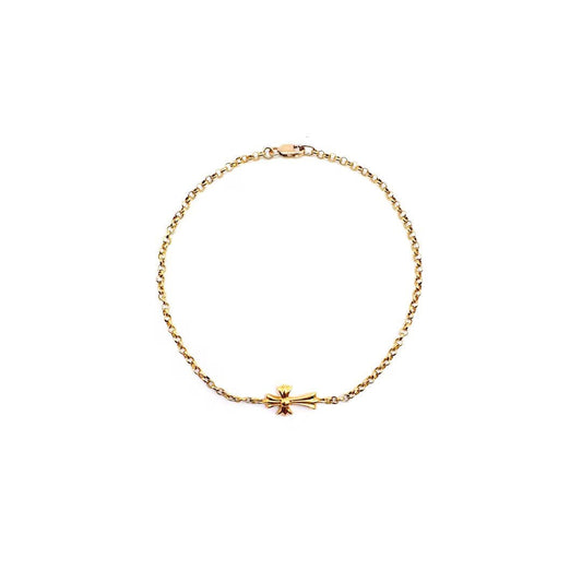 Chrome Hearts 22k Gold Babyfat Chain Bracelet - SHENGLI ROAD MARKET