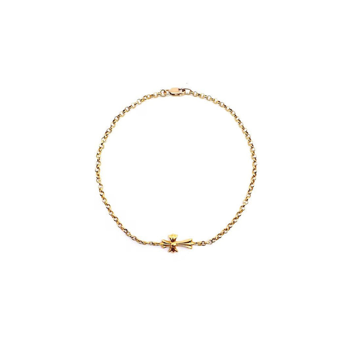 Chrome Hearts 22k Gold Babyfat Chain Bracelet - SHENGLI ROAD MARKET