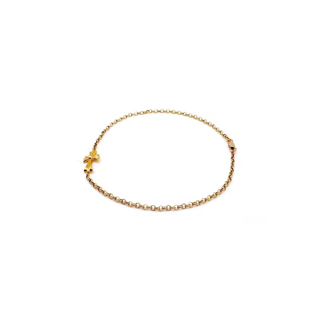 Chrome Hearts 22k Gold Babyfat Chain Bracelet - SHENGLI ROAD MARKET