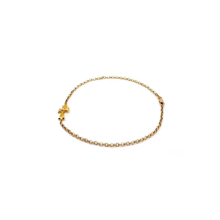 Chrome Hearts 22k Gold Babyfat Chain Bracelet - SHENGLI ROAD MARKET