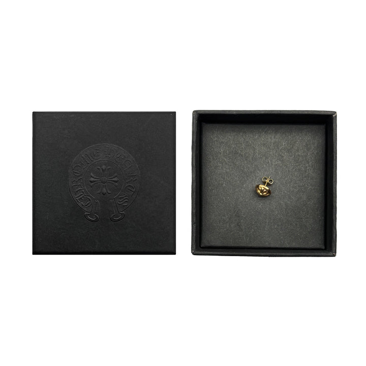 Chrome Hearts 22K Gold Cross Ball Earring Stud - SHENGLI ROAD MARKET