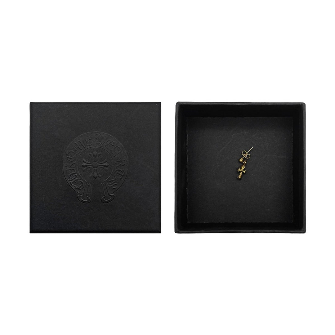 Chrome Hearts 22K Gold Cross Earring Drop - SHENGLI ROAD MARKET