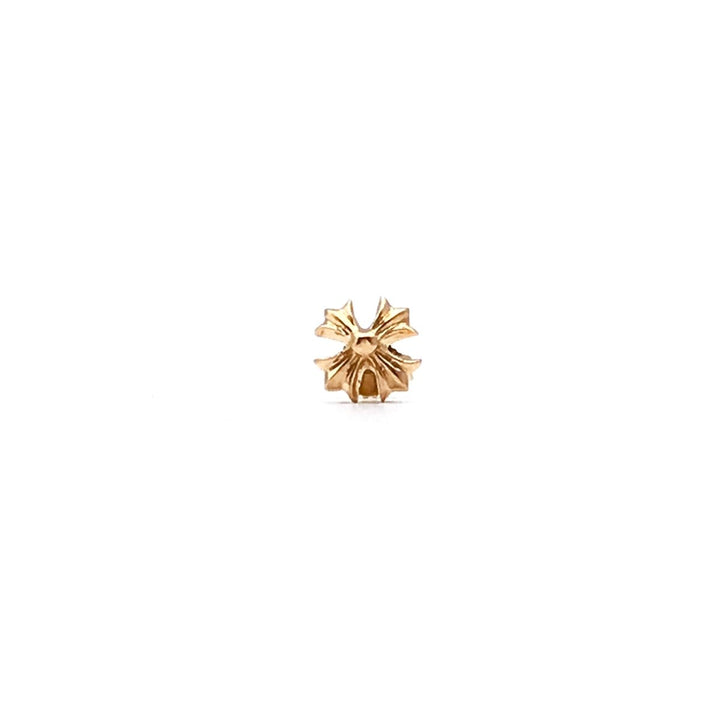 Chrome Hearts 22K Gold Cross Earring Ear Stud - SHENGLI ROAD MARKET