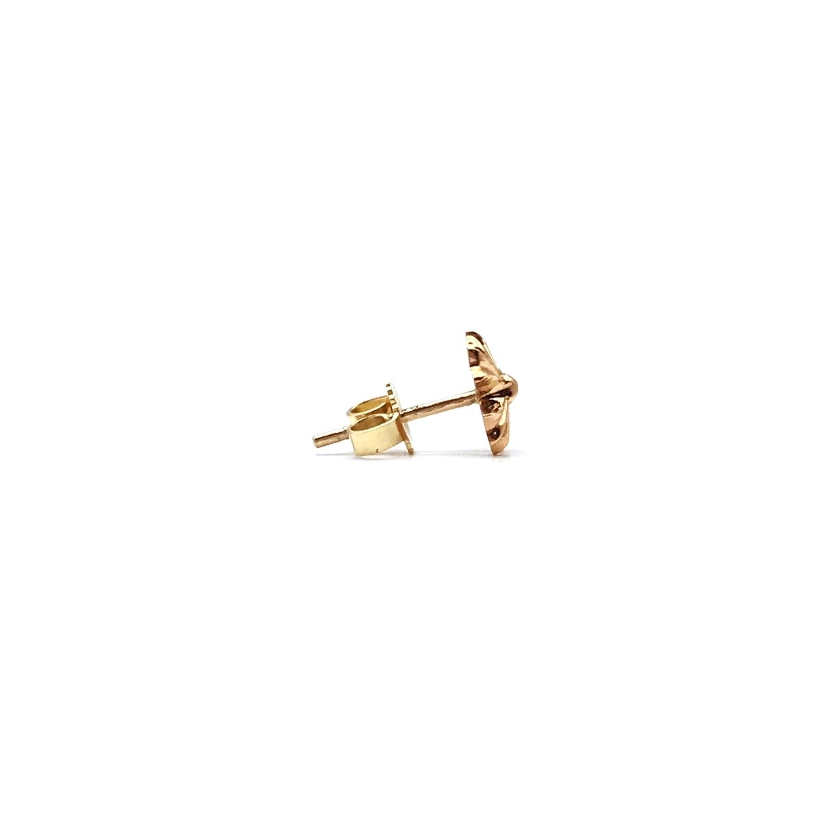 Chrome Hearts 22K Gold Cross Earring Stud - SRM – SHENGLI