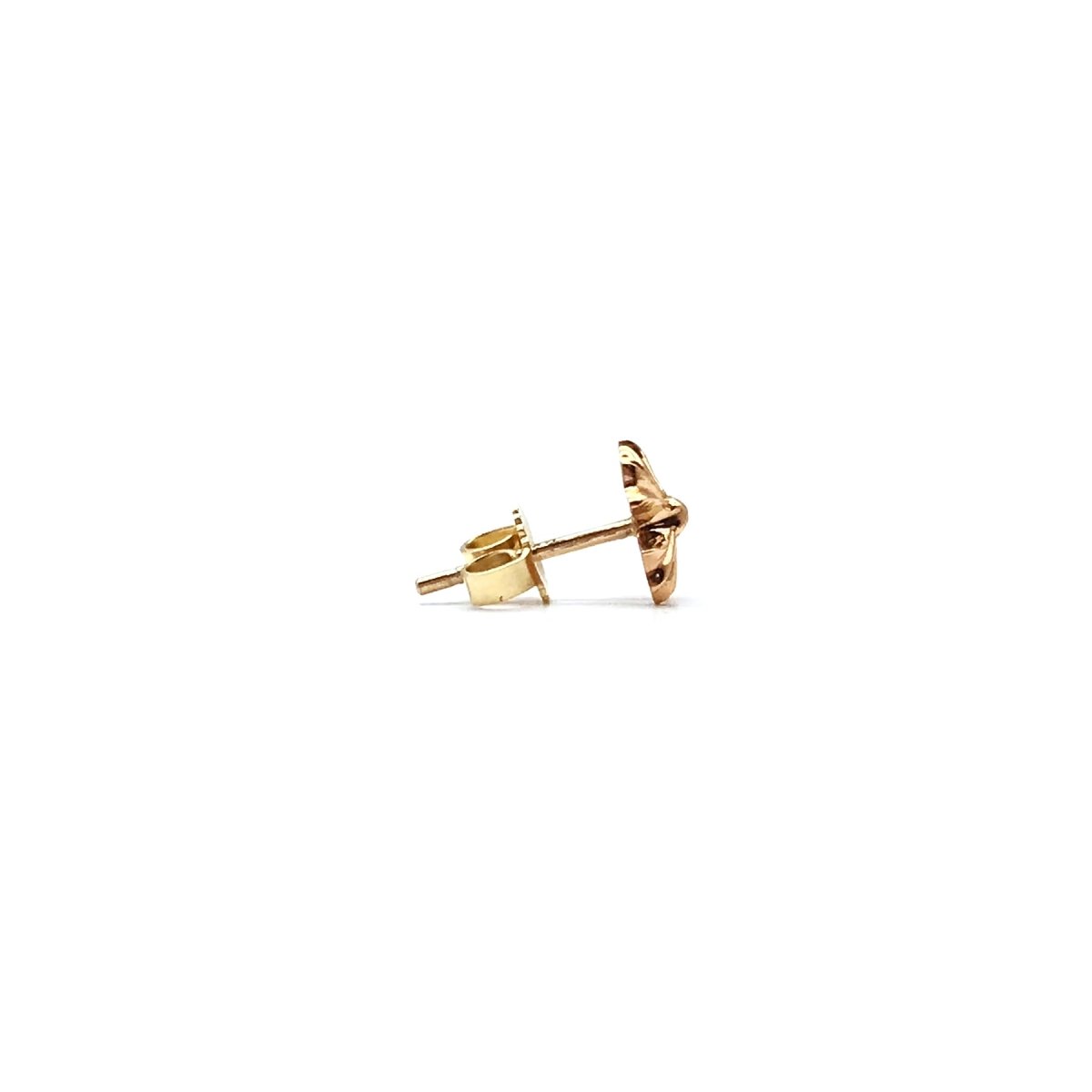 Chrome Hearts 22K Gold Cross Earring Ear Stud - SHENGLI ROAD MARKET