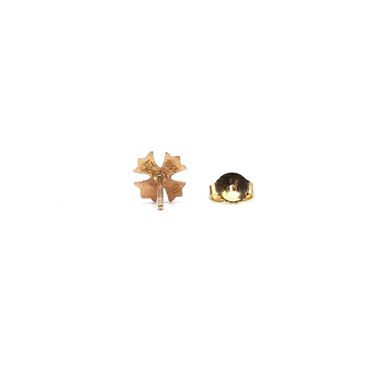 Chrome Hearts 22K Gold Cross Earring Stud - SRM – SHENGLI Chrome Hearts 22K Gold Cross Earring Stud - SRM – SHENGLI