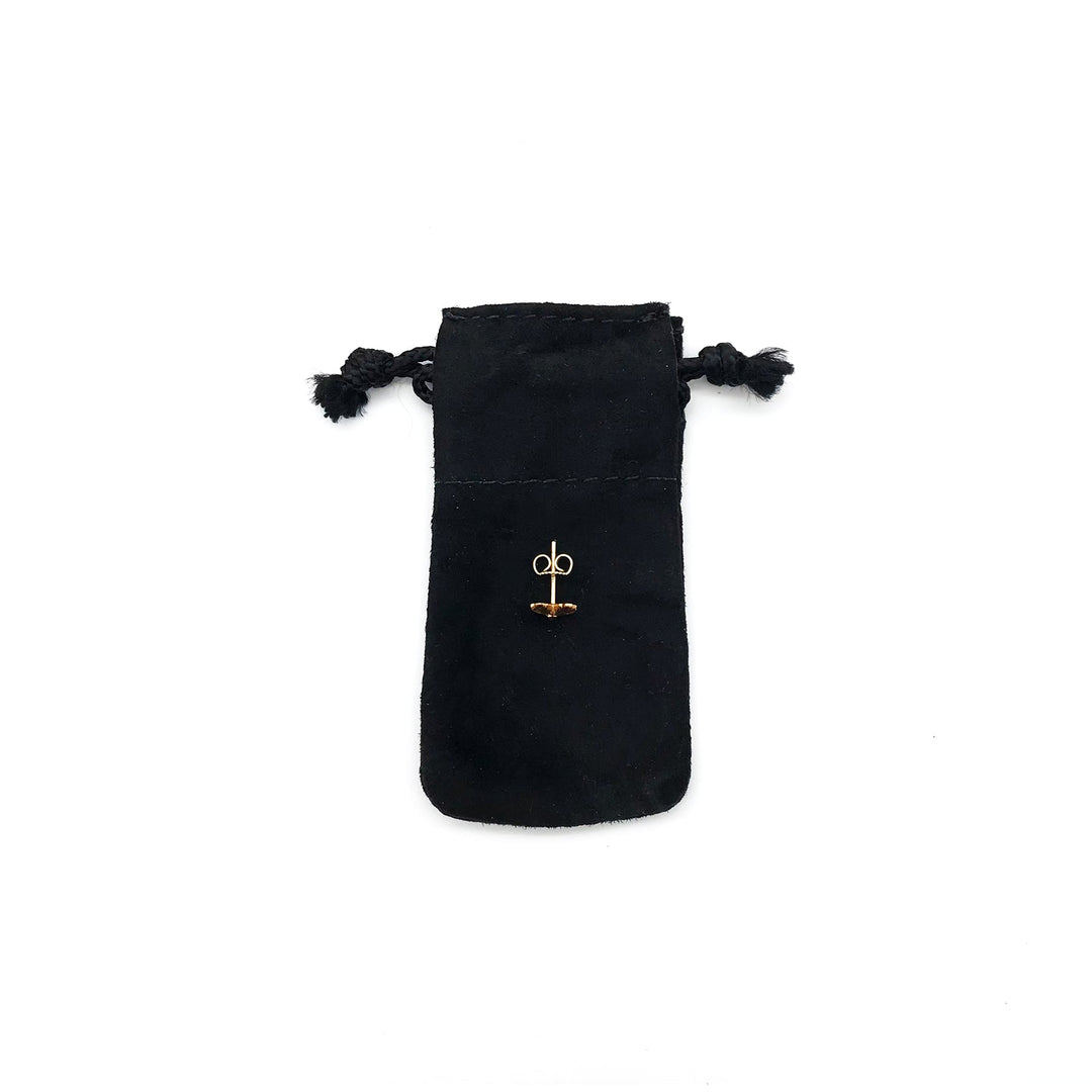 Chrome Hearts 22K Gold Cross Earring Stud - SHENGLI ROAD MARKET