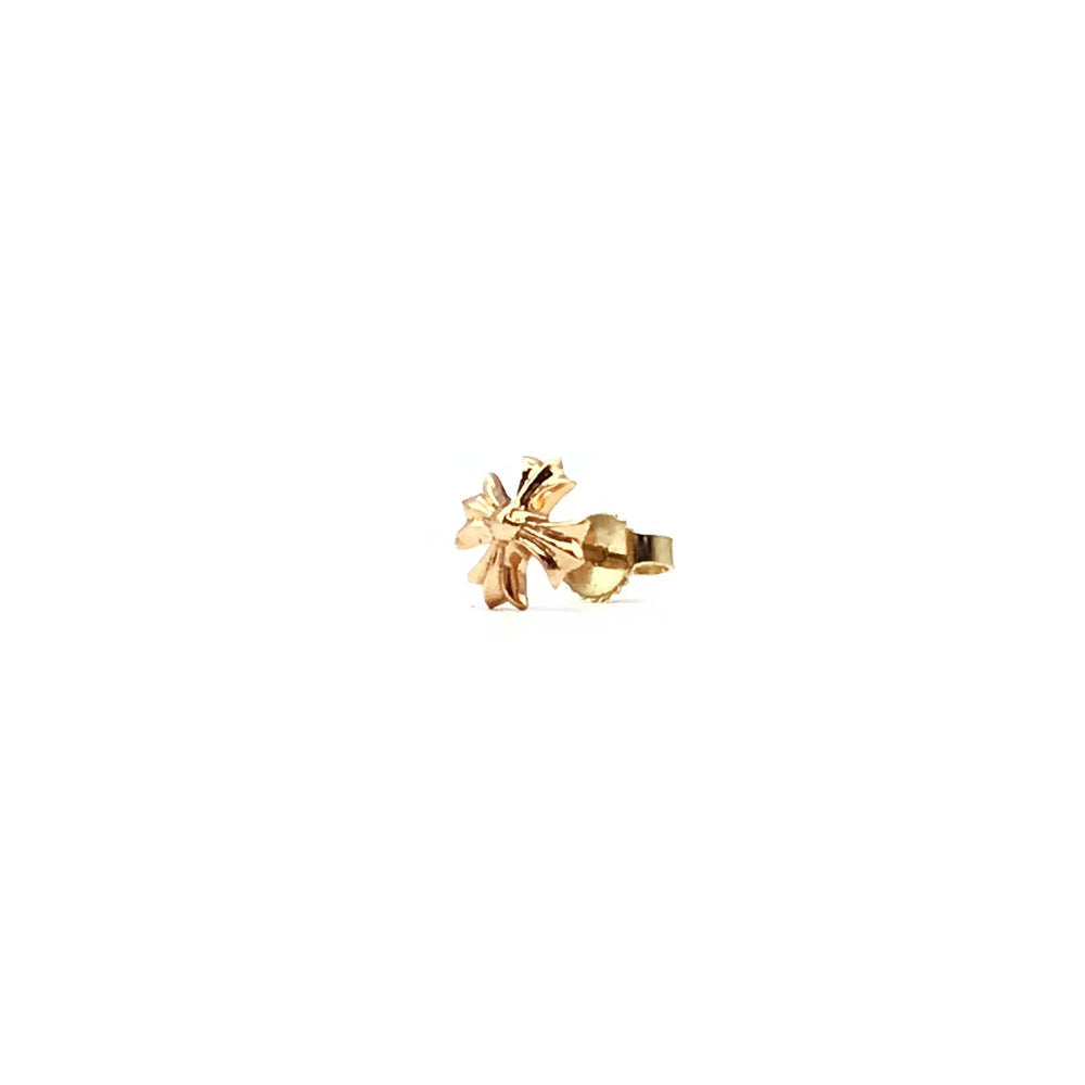 Chrome Hearts 22K Gold Cross Earring Stud - SHENGLI ROAD MARKET