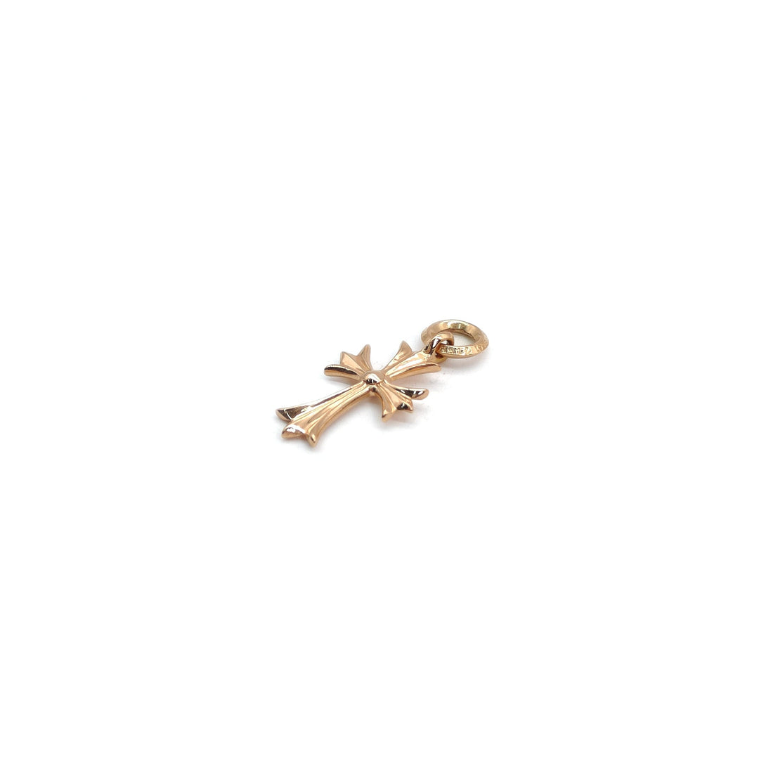 Chrome Hearts 22K Gold Cross Necklace Charm - SHENGLI ROAD MARKET