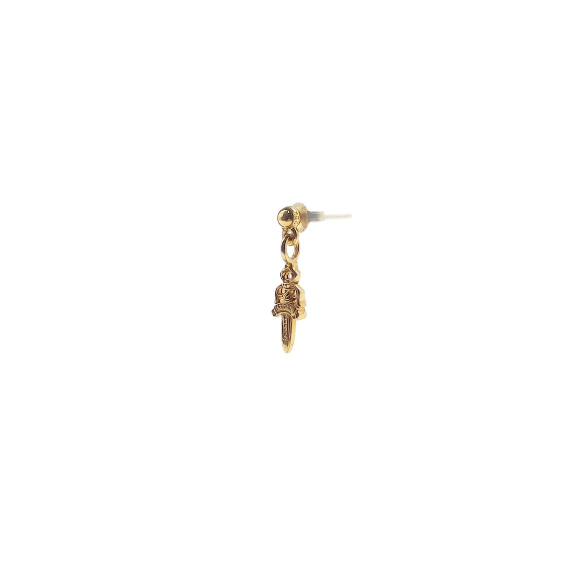 Chrome Hearts 22k Gold Dagger Earring Drop - SHENGLI ROAD MARKET