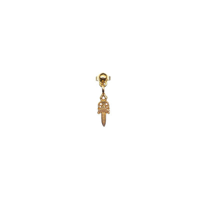 Chrome Hearts 22k Gold Dagger Earring Drop - SHENGLI ROAD MARKET