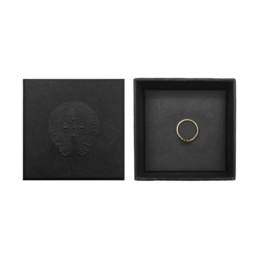 Chrome Hearts 22K Gold Diamond Bubblegum Cross Ring - SHENGLI ROAD MARKET