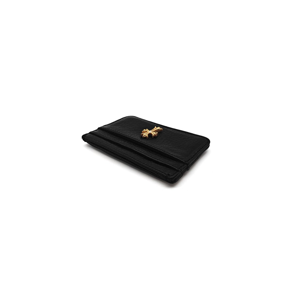 Chrome Hearts 22k Gold Diamond Cross Card Holder - SRM Chrome Hearts 22k Gold Diamond Cross Card Holder - SRM