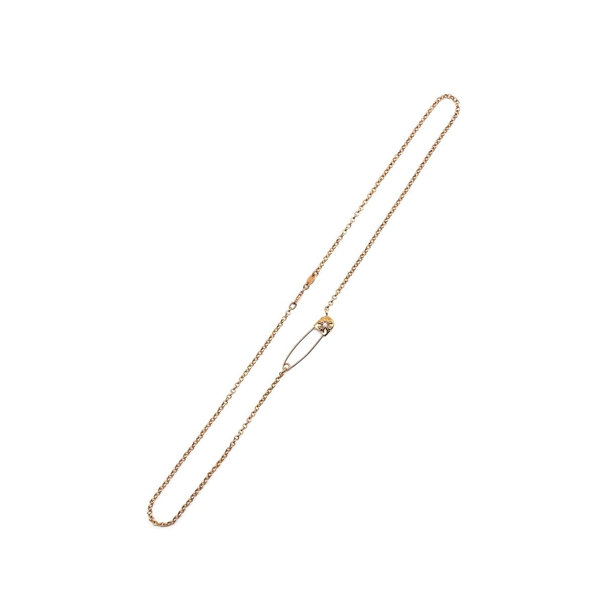 Chrome Hearts 22K ゴールド ダイヤモンド ピンクリップ