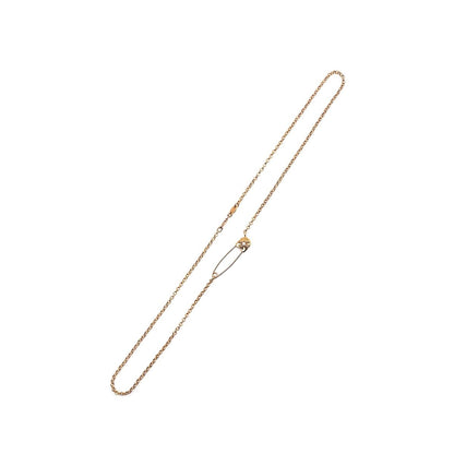 Chrome Hearts 22k Gold Diamond Pin Clip Necklace - SHENGLI ROAD MARKET