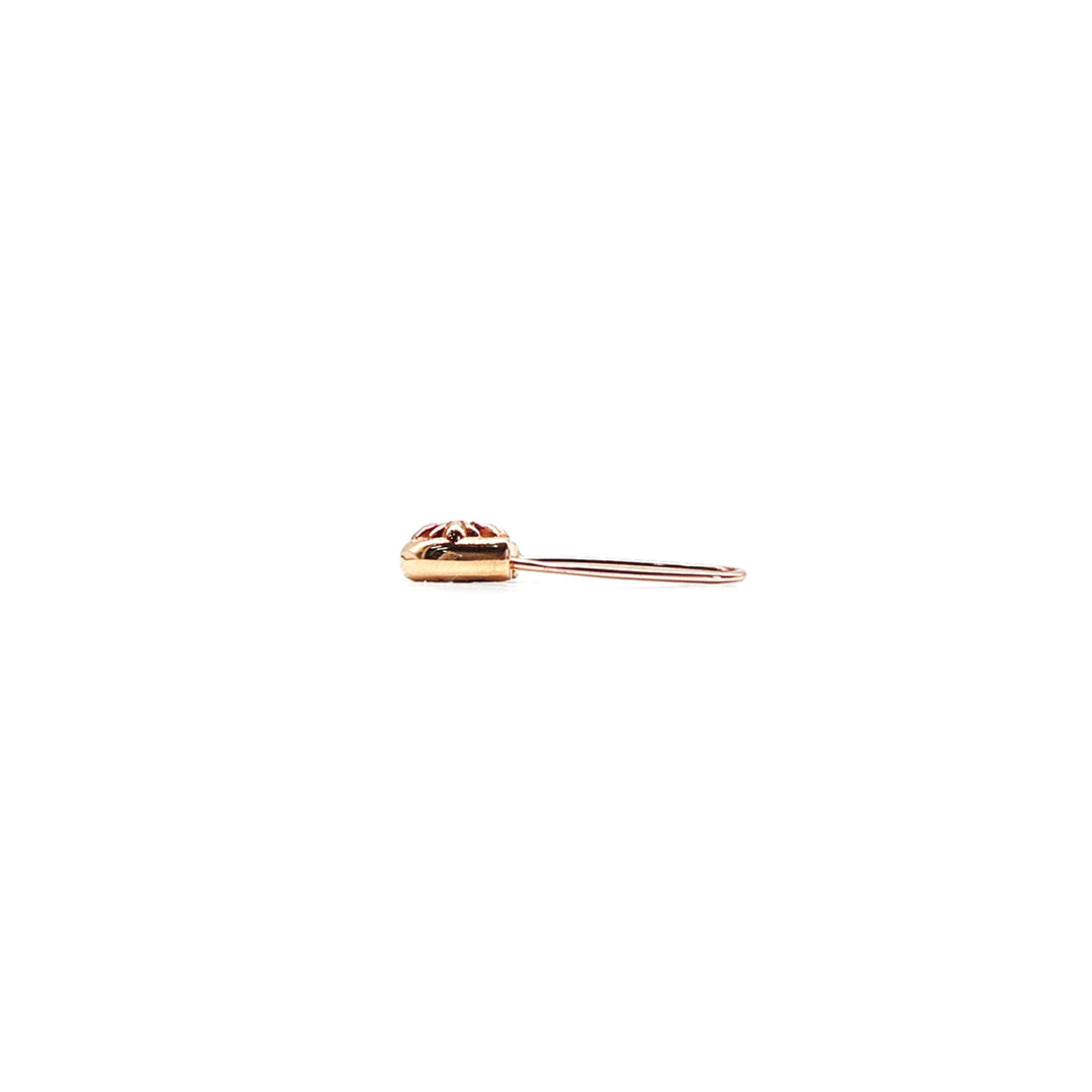 Chrome Hearts 22K Gold Diamond Safety Pin Earring - SHENGLI ROAD MARKET