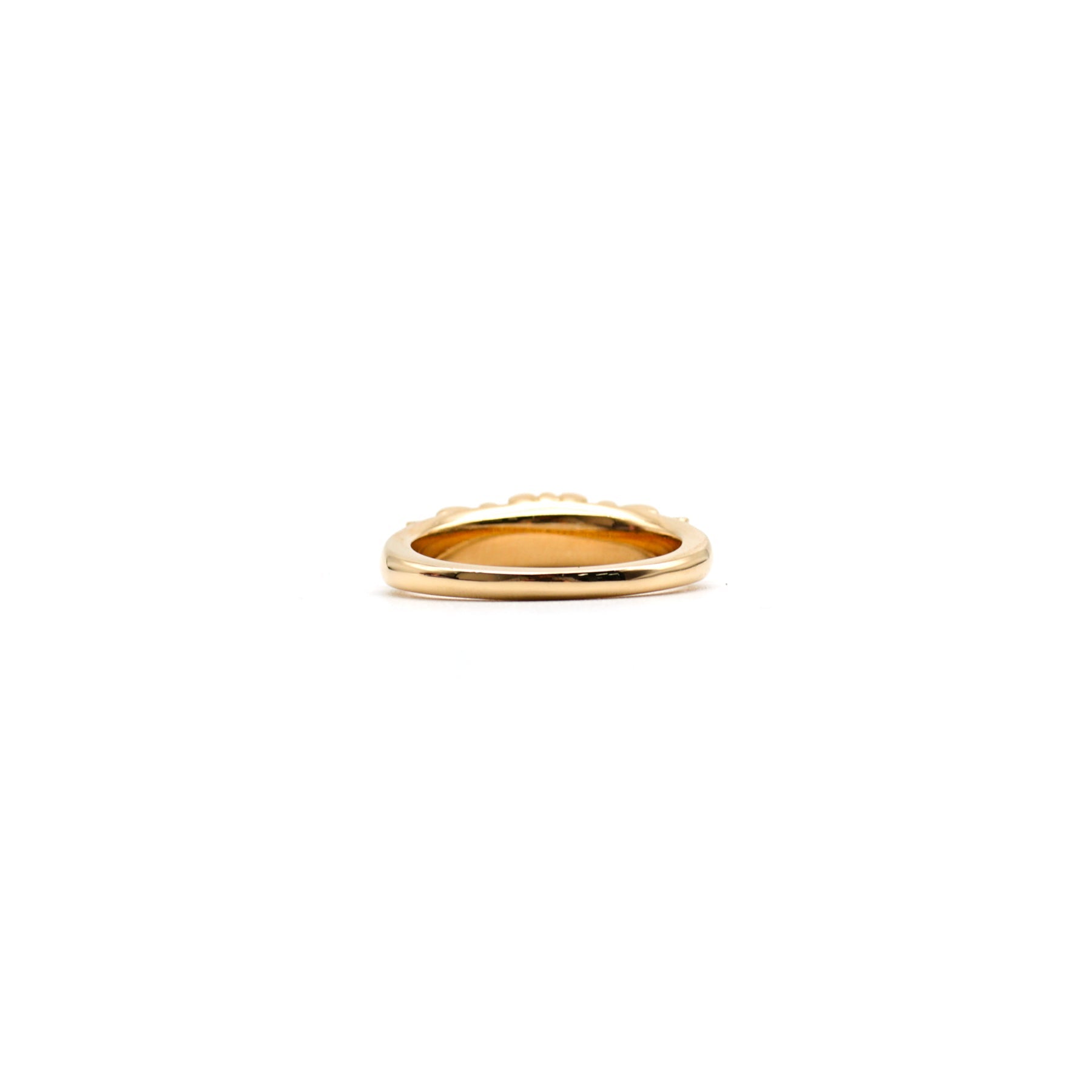 Chrome Hearts 22K Gold Diamonds Baby Floral Cross Ring – SHENGLI