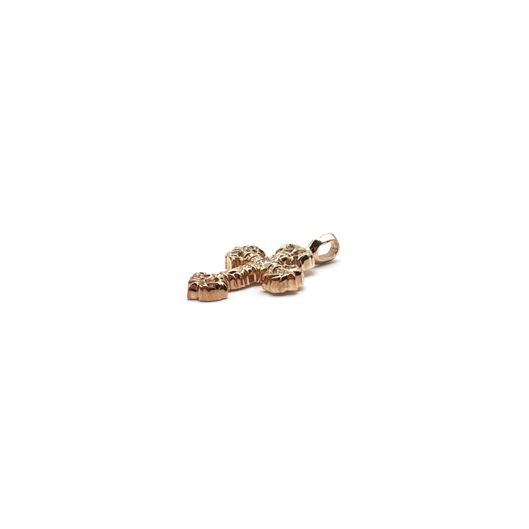 Chrome Hearts 22K Gold Diamonds Filigree Cross Pendant – SHENGLI