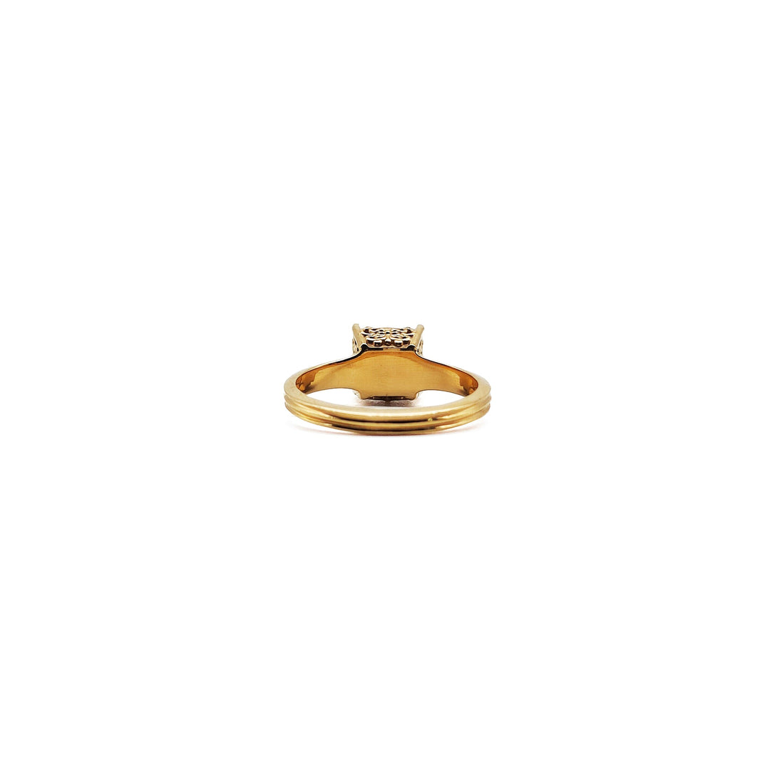 Chrome Hearts 22K Gold Emerald KH Cocktail Ring - SHENGLI ROAD MARKET
