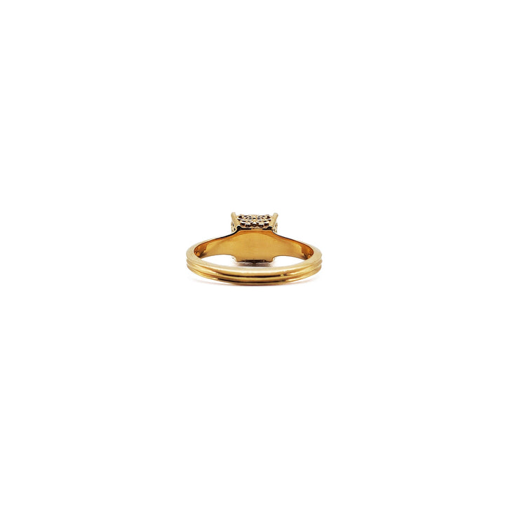 Chrome Hearts 22K Gold Emerald KH Cocktail Ring - SHENGLI ROAD MARKET