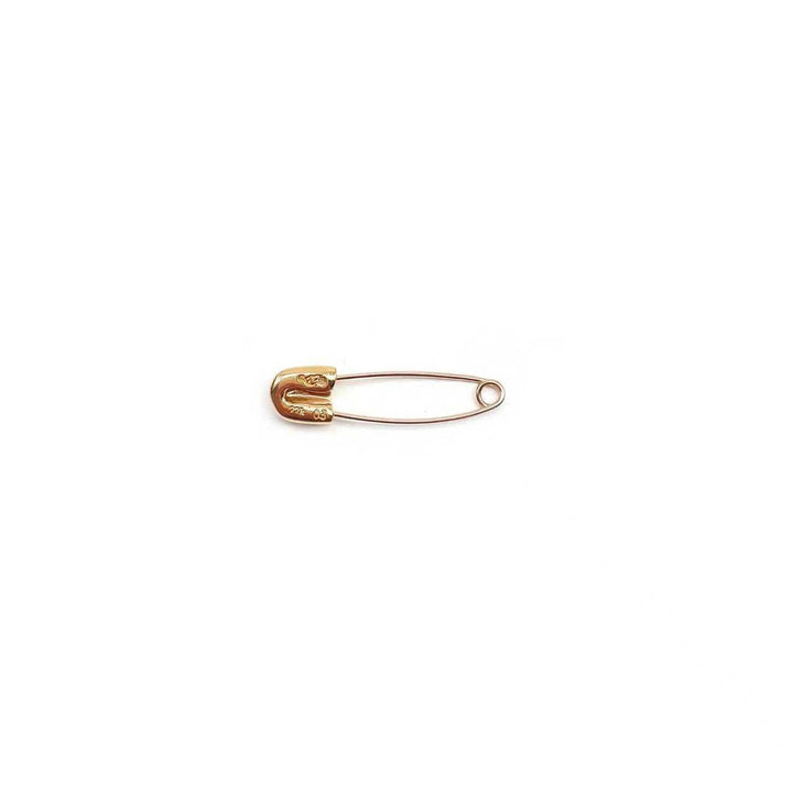 Chrome Hearts 22K Gold Emerald Safety Pin - SHENGLI ROAD MARKET