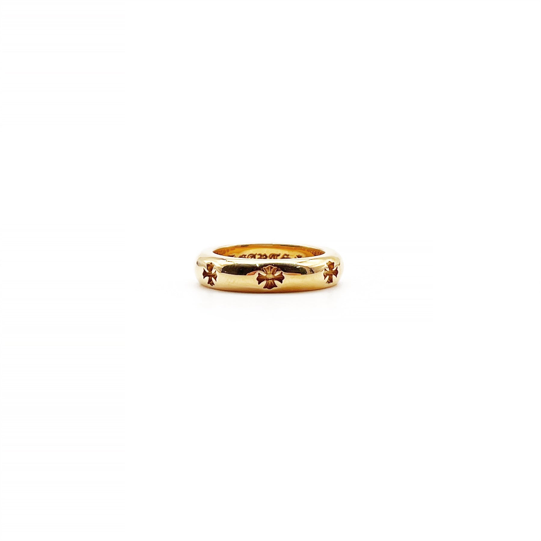 Chrome Hearts 22K Gold Negative Cross Ring - SRM – SHENGLI ROAD MARKET