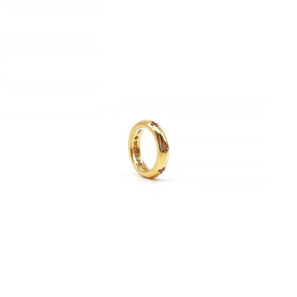 Chrome Hearts 22K Gold Negative Cross Ring - SHENGLI ROAD MARKET